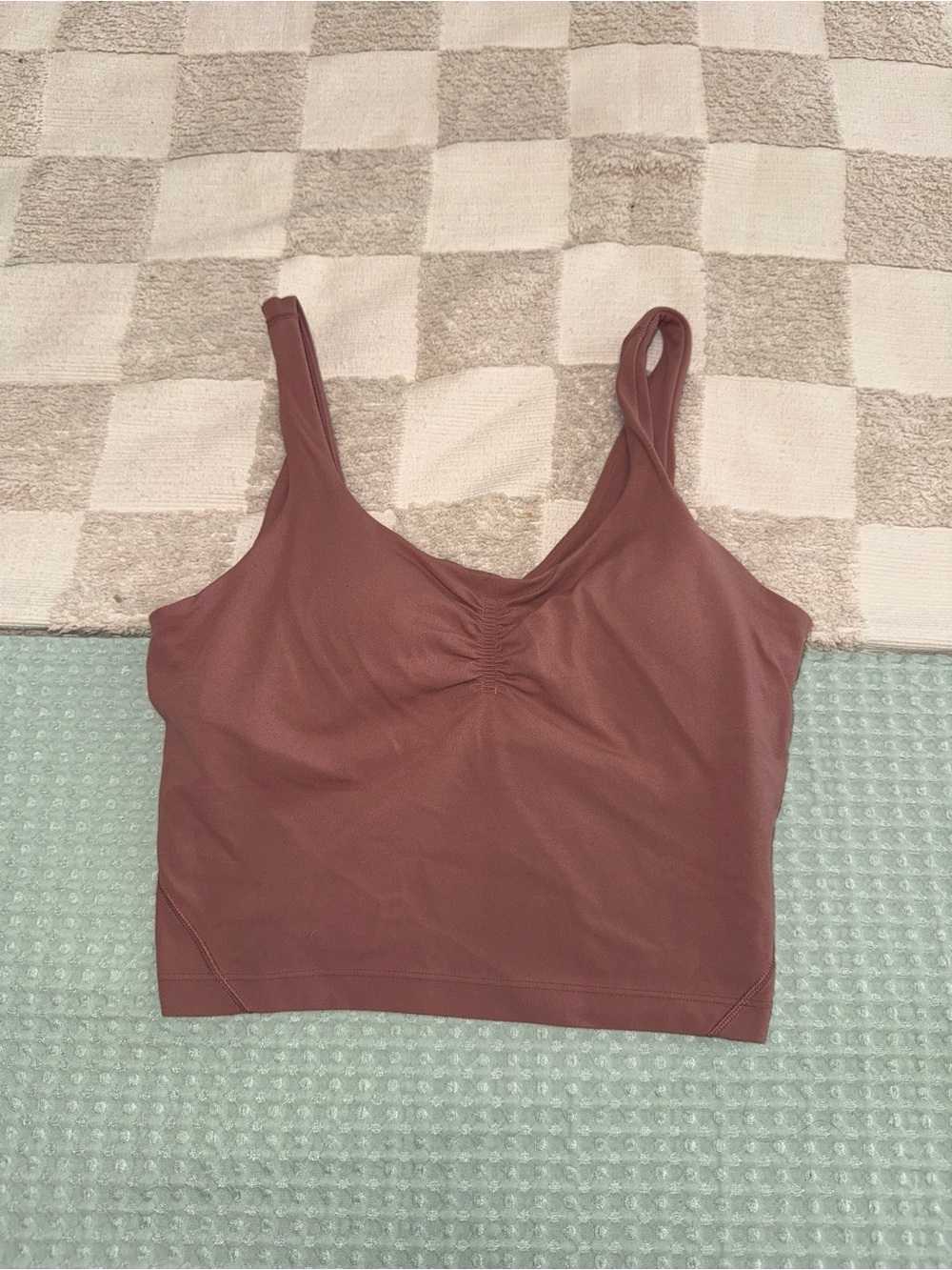 Lululemon Align Gathered-Front Tank Top
Spiced Chai‎ size 4